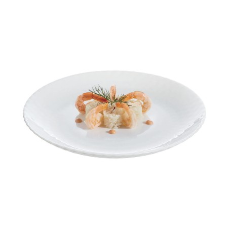 Piatto da Dolce Luminarc Pampille Bianco Vetro (19 cm) (24 Unità)
