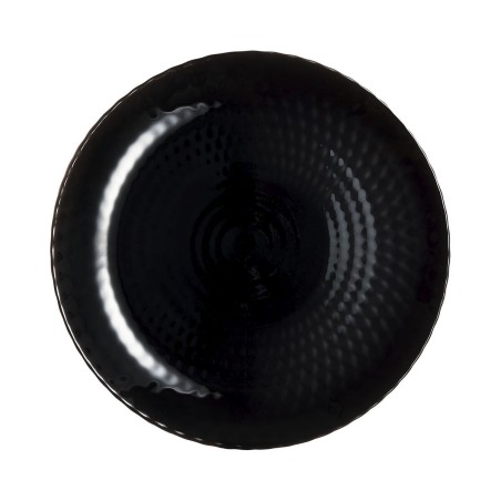 Piatto da Dolce Luminarc Pampille Nero Vetro (19 cm) (24 Unità)
