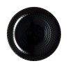 Piatto da Dolce Luminarc Pampille Nero Vetro (19 cm) (24 Unità)