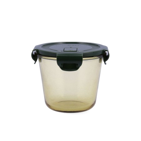 Porta pranzo Ermetico Bidasoa Infinity Rotonda 700 ml Giallo Vetro (12 Unità)