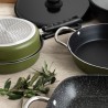 Pentola con Coperchio Quid Naturalia Nero Metallo 28 cm Con coperchio Stufati