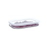 Portapranzo Rettangolare con Coperchio Quid Rico Trasparente Plastica 22 x 16 x 3,5 cm