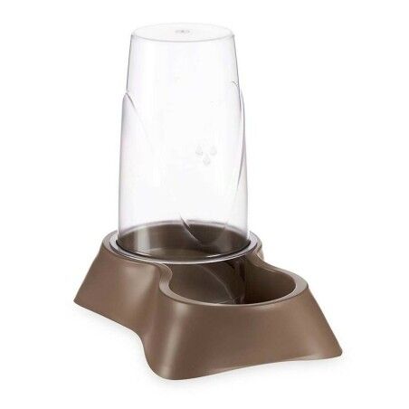 Ciotola per animali domestici Dispenser Marrone polipropilene 3,5 L 21,5 x 32,5 x 32,5 cm (4 Unità)