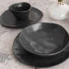Set da Aperitivo Bidasoa Cosmos Grigio Ceramica 12 cm (6 Unità)