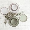 Piatto da pranzo Quid Duna Verde Ceramica 26,5 x 2,8 cm (6 Unità)