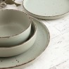 Piatto da pranzo Quid Duna Verde Ceramica 26,5 x 2,8 cm (6 Unità)