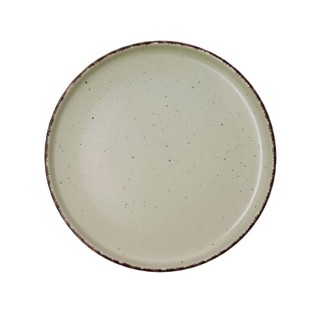 Piatto da pranzo Quid Duna Verde Ceramica 26,5 x 2,8 cm (6 Unità)