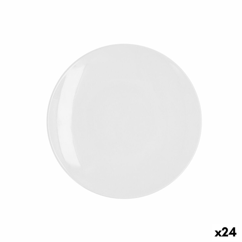 Piatto da Dolce Quid Select Basic Bianco Plastica 20 cm (24 Unità) Piatto da Dolce Quid Select Basic Bianco Plastica 20 cm (24 Unità)