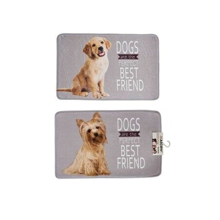 Tappeto per cani Grigio 45 x 0,5 x 69 cm (12 Unità)