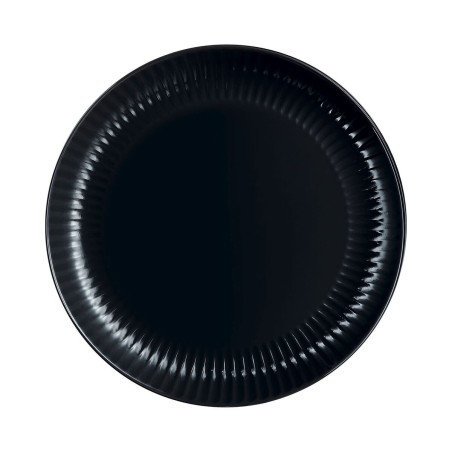 Piatto da pranzo Luminarc Cottage Nero Vetro 25 cm (24 Unità)