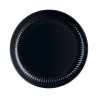 Piatto da pranzo Luminarc Cottage Nero Vetro 25 cm (24 Unità)