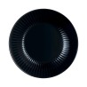 Piatto Fondo Luminarc Cottage Nero Vetro 20 cm (24 Unità)