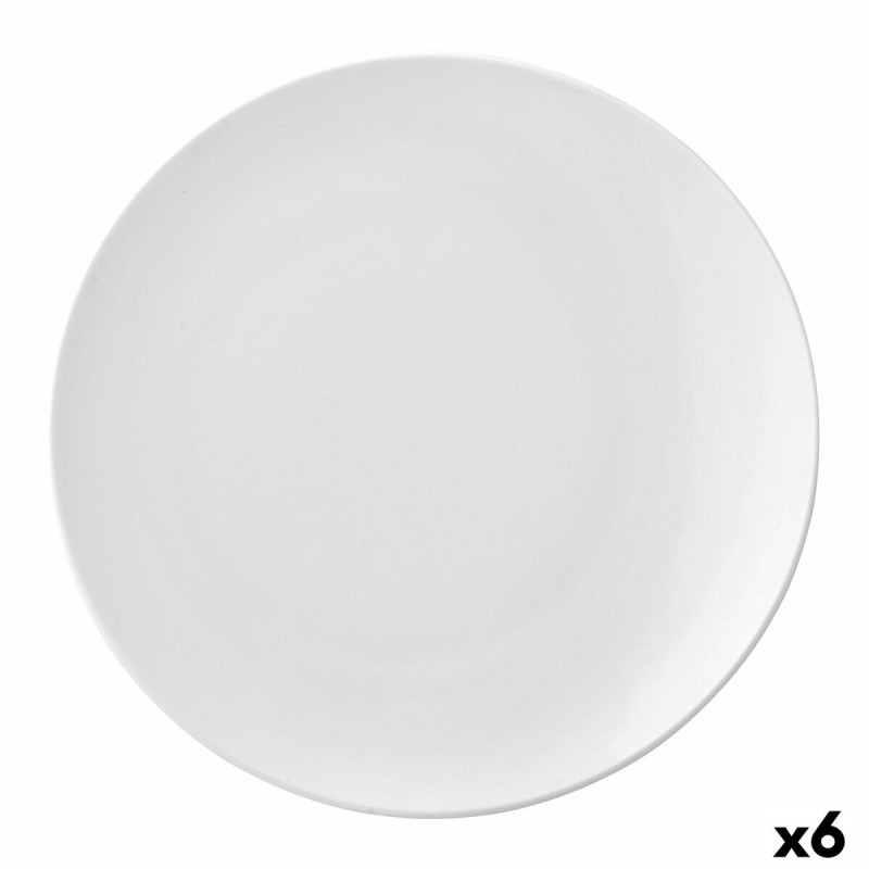 Piatto da pranzo Ariane Vital Coupe Bianco Ceramica (6 Unità) Piatto da pranzo Ariane Vital Coupe Bianco Ceramica (6 Unità)