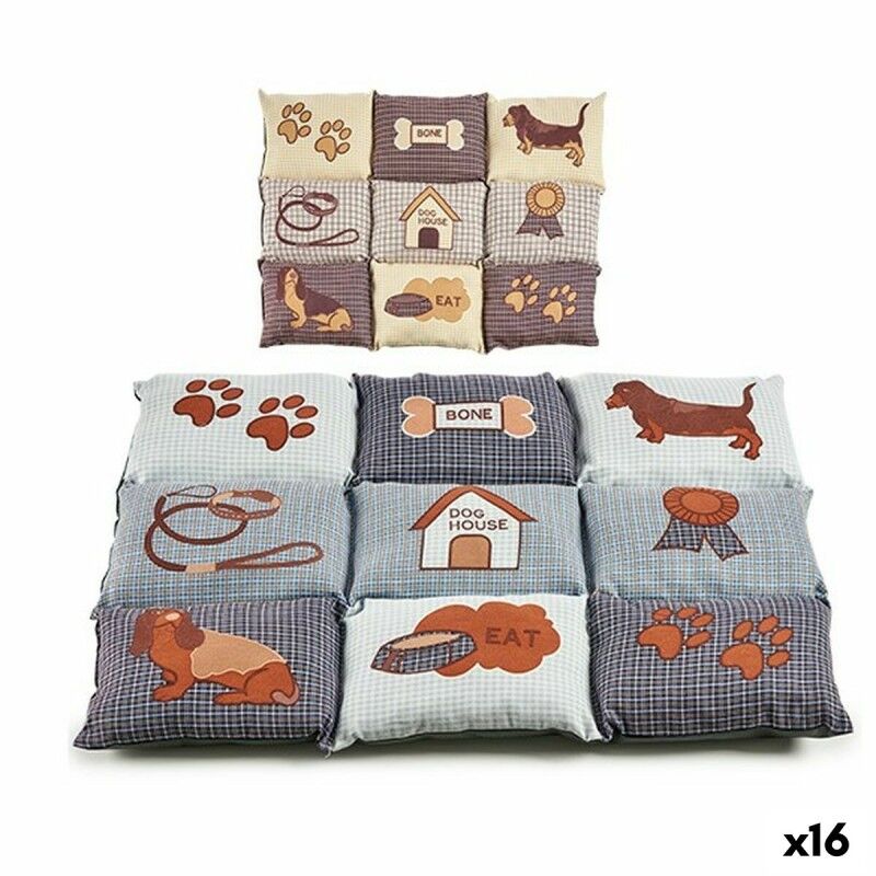 Cuscino Animali Domestici 59 x 10 x 79 cm (16 Unità) Cuscino Animali Domestici 59 x 10 x 79 cm (16 Unità)