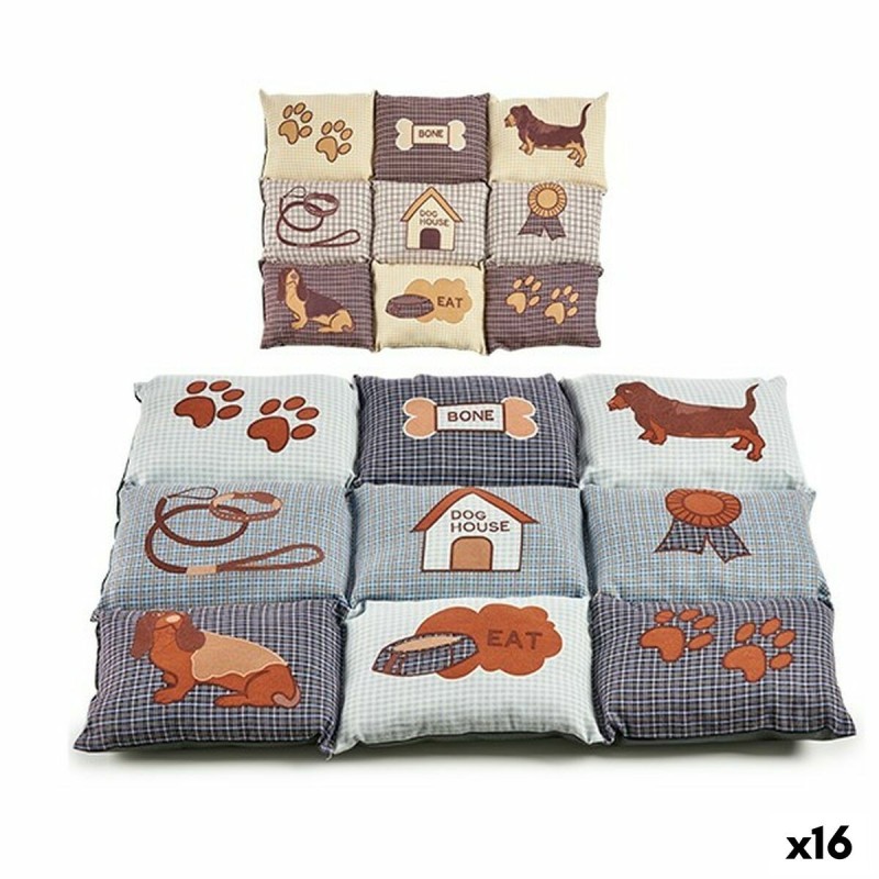 Cuscino Animali Domestici 59 x 10 x 79 cm (16 Unità) Cuscino Animali Domestici 59 x 10 x 79 cm (16 Unità)