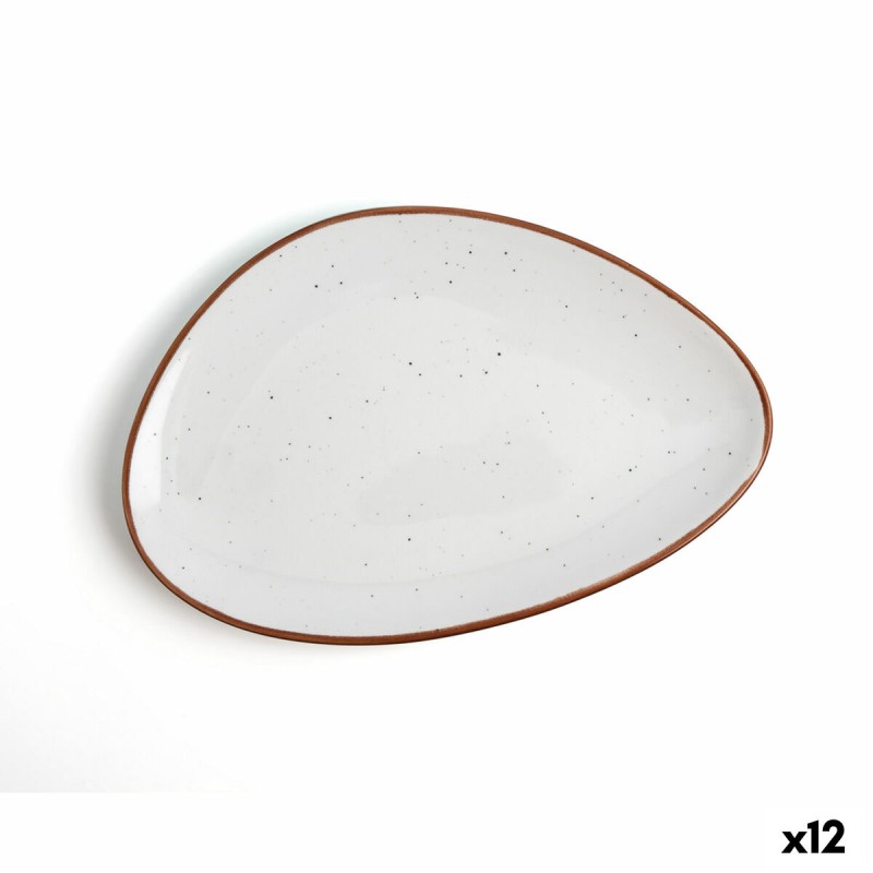 Piatto da pranzo Ariane Terra Beige Ceramica Ø 21 cm (12 Unità) Piatto da pranzo Ariane Terra Beige Ceramica Ø 21 cm (12 Unità)
