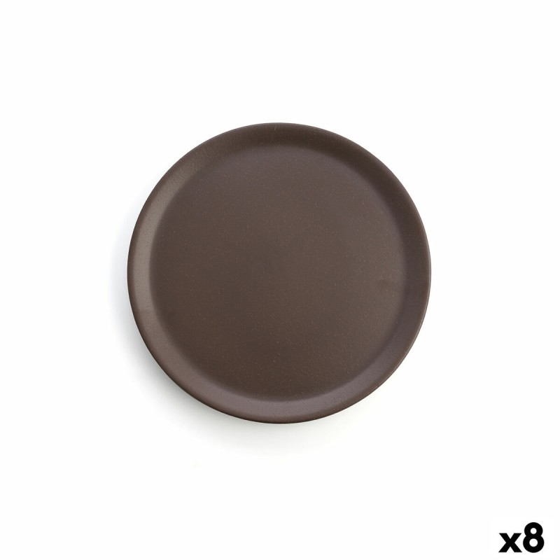 Piatto da pranzo Anaflor Barro Anaflor Marrone Argilla cotta Ø 31 cm Carne (8 Unità) Piatto da pranzo Anaflor Barro Anaflor Marrone Argilla cotta Ø 31 cm Carne (8 Unità)