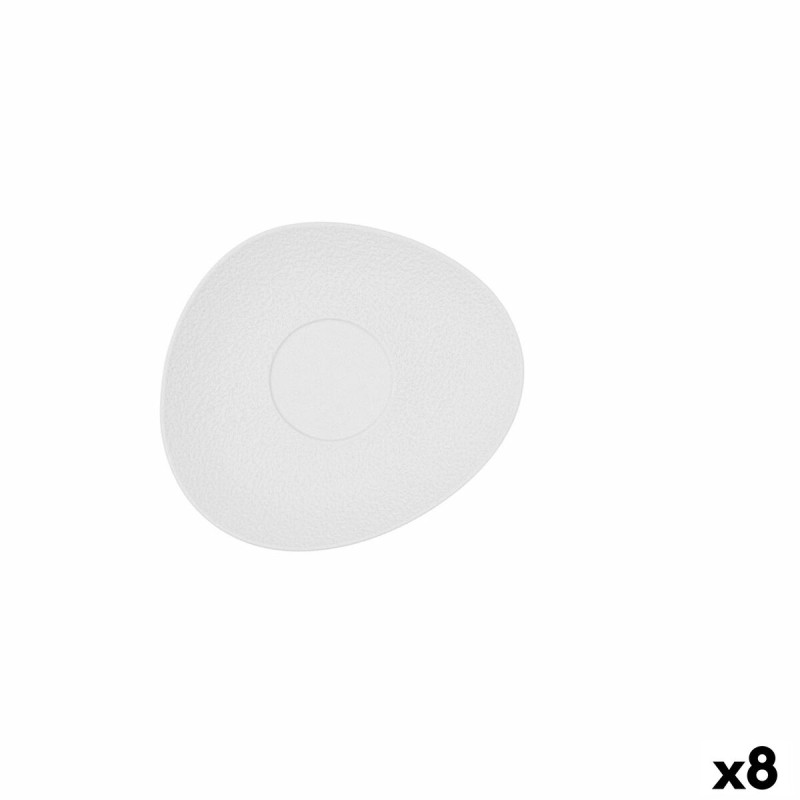 Piatto Bidasoa Fosil Bianco Ceramica Allumina 15,8 x 13,8 x 2 cm Caffè (8 Unità) Piatto Bidasoa Fosil Bianco Ceramica Allumina 15,8 x 13,8 x 2 cm Caffè (8 Unità)