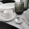 Set di Tazze da Caffè Bidasoa Fosil Bianco Ceramica Allumina 80 ml (12 Unità)
