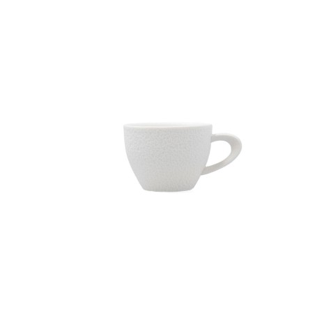 Set di Tazze da Caffè Bidasoa Fosil Bianco Ceramica Allumina 80 ml (12 Unità)