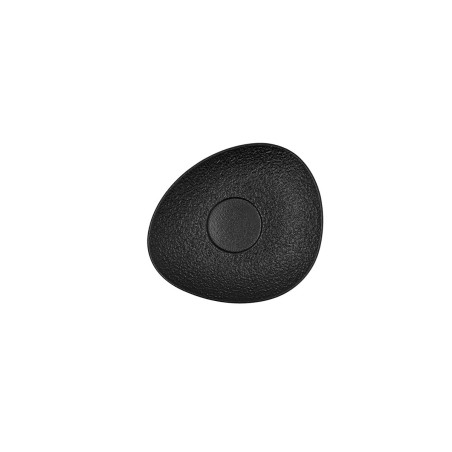Piatto Bidasoa Fosil Nero Ceramica Allumina 13,3 x 11,6 x 1,7 cm Caffè (12 Unità)