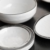 Ciotola Quid Select Filo Bianco Nero Plastica 14 x 3 cm (12 Unità)