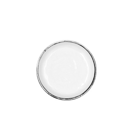 Ciotola Quid Select Filo Bianco Nero Plastica 14 x 3 cm (12 Unità)
