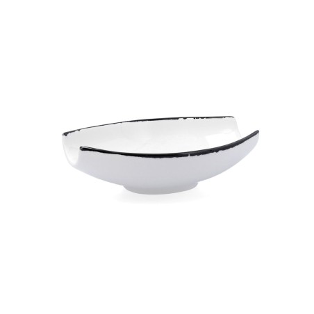 Ciotola Ariane Vital Filo Bianco Nero Ceramica 19 x 13,5 cm (8 Unità)