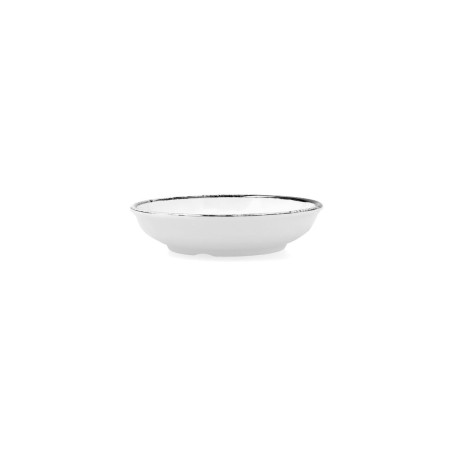 Ciotola Quid Select Filo Bianco Nero Plastica 11,6 x 2,6 cm (24 Unità)