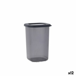 Contenitore per Conservare gli Alimenti Quid City Grigio 1,2 L Con coperchio (12 Unità)