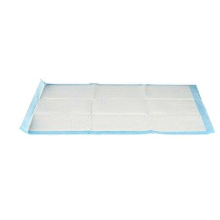 Tappetini Igienici per Cani 60 x 90 cm Azzurro Bianco Carta Polietilene (10 Unità)