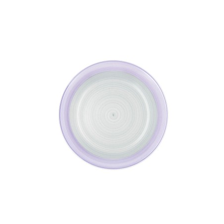 Piatto da Dolce Quid Kaleido Verde Viola Ceramica 19 cm (12 Unità)