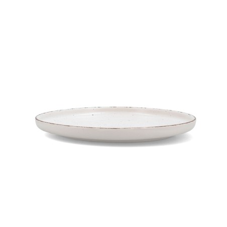 Piatto da pranzo Quid Duna Beige Ceramica 26,5 x 2,8 cm (6 Unità)