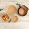 Set di vassoi per Alimenti Quid Naturalia Marrone 4,5 x 23 cm 50 Unità