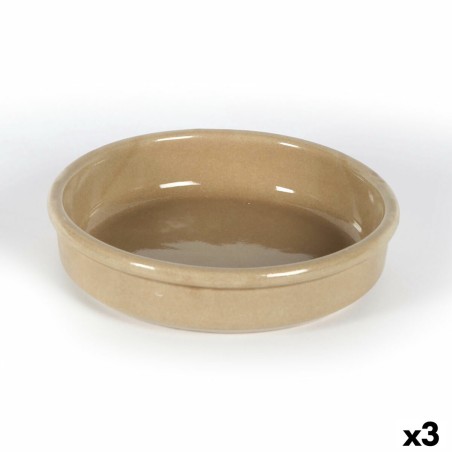 Teglia Anaflor Barro Anaflor Marrone Ceramica Ø 21 cm (3 Unità)