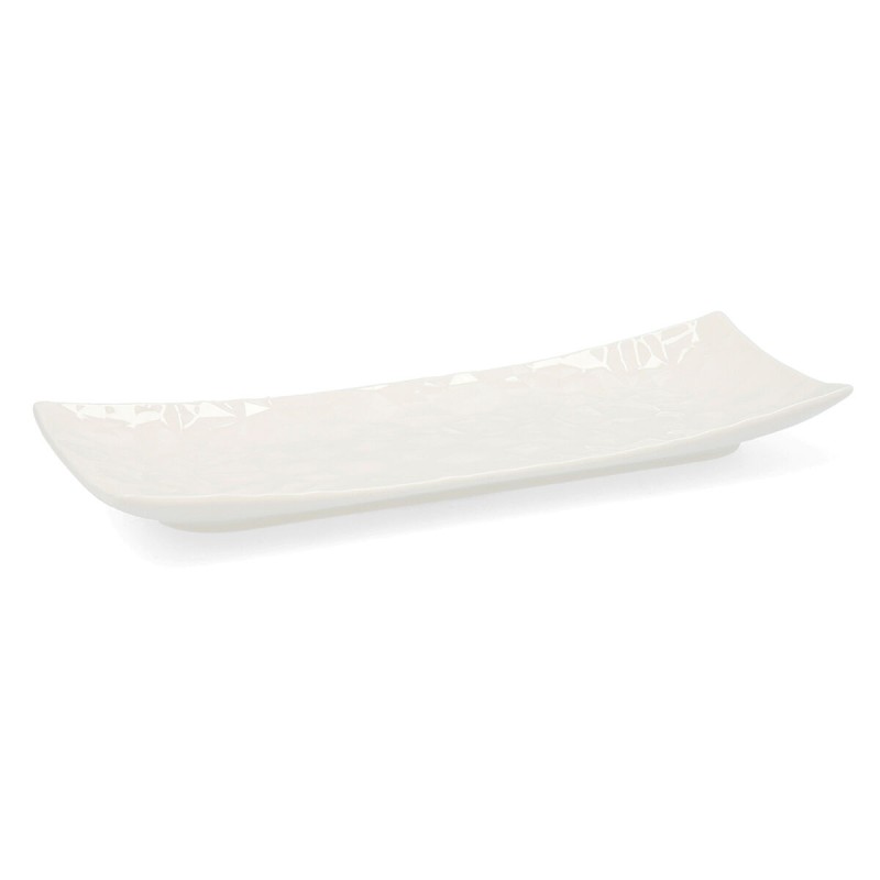 Vassoio per aperitivi Quid Select Bianco Ceramica 20,5 x 7,5 cm (6 Unità) (Pack 6x)