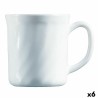 Tazza Luminarc Trianon Bianco Vetro 290 ml (6 Unità) (Pack 6x)