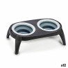 Ciotola per animali domestici Mascow MC1945 Nero Silicone Plastica Pieghevole 9 x 39 x 9 cm (12 Unità)
