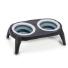Ciotola per animali domestici Mascow MC1945 Nero Silicone Plastica Pieghevole 9 x 39 x 9 cm (12 Unità)