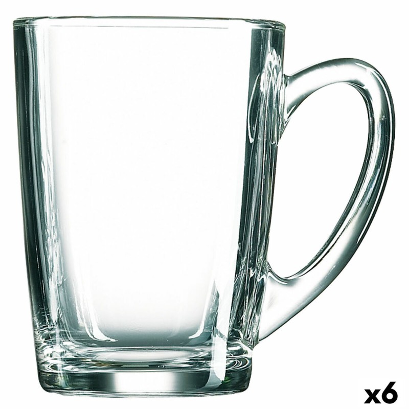 Tazza Luminarc New Morning Colazione Trasparente Vetro (320 ml) (6 Unità) Tazza Luminarc New Morning Colazione Trasparente Vetro (320 ml) (6 Unità)