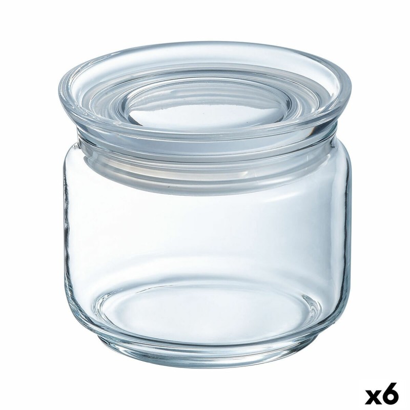Vaso Luminarc Pav Trasparente Silicone Vetro (500 ml) (6 Unità) Vaso Luminarc Pav Trasparente Silicone Vetro (500 ml) (6 Unità)