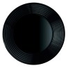 Piatto Fondo Luminarc Harena Nero Vetro (Ø 23,5 cm) (24 Unità)