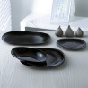 Piatto Fondo Luminarc Carine Nero Vetro (Ø 23,5 cm) (24 Unità)