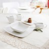 Ciotola per Aperitivi Ariane Vital Square Bianco Ceramica Quadrato (6 Unità)