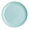 Piatto da pranzo Luminarc Diwali Turquesa Turchese Vetro 25 cm (24 Unità)