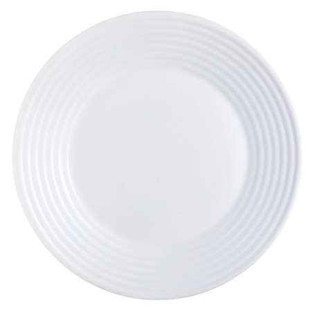 Sotto Piatto Luminarc Harena Bianco Vetro (Ø 27 cm) (24 Unità)