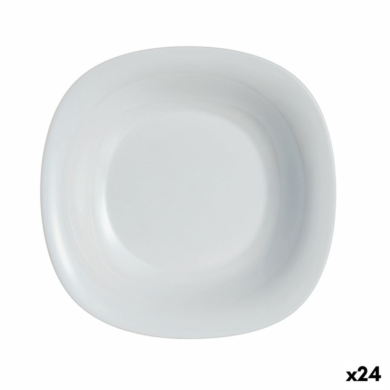 Piatto Fondo Luminarc Carine Granit Grigio Vetro Ø 21 cm (24 Unità) Piatto Fondo Luminarc Carine Granit Grigio Vetro Ø 21 cm (24 Unità)