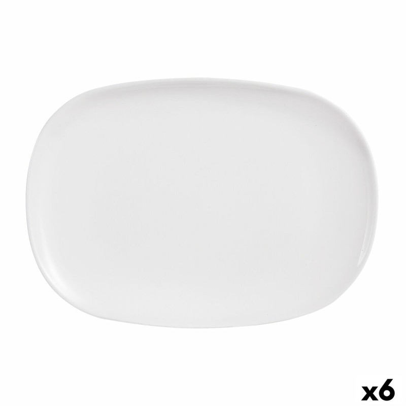 Teglia da Cucina Luminarc Sweet Line Rettangolare Bianco Vetro 35 x 24 cm (6 Unità) Teglia da Cucina Luminarc Sweet Line Rettangolare Bianco Vetro 35 x 24 cm (6 Unità)