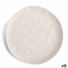 Piatto da pranzo Bidasoa Cosmos Bianco Ceramica 26 cm (12 Unità)