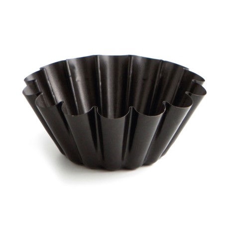 Stampo per Budino Quid Sweet Grey Nero Metallo (12 Unità)